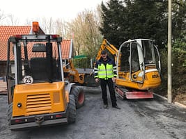 Meisterbetrieb Dirk Frerichmann Straßen- & Tiefbau Drensteinfurt Bagger