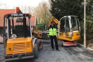 Meisterbetrieb Dirk Frerichmann Straßen- & Tiefbau Drensteinfurt Bagger